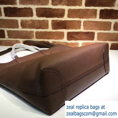 Gucci Ramble Reversible Tote Bag 370823 Brown - Click Image to Close