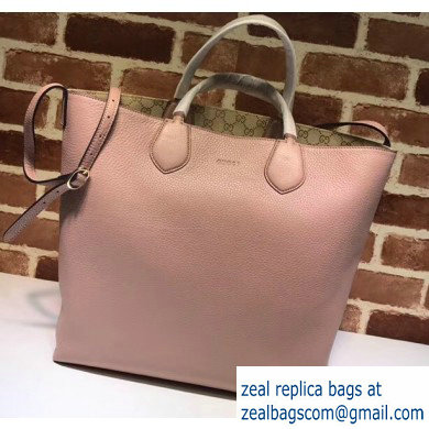 Gucci Ramble Reversible Tote Bag 370823 Nude Pink - Click Image to Close