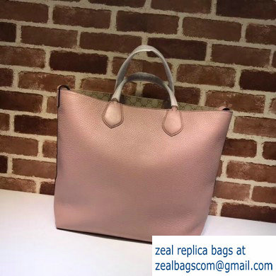 Gucci Ramble Reversible Tote Bag 370823 Nude Pink - Click Image to Close