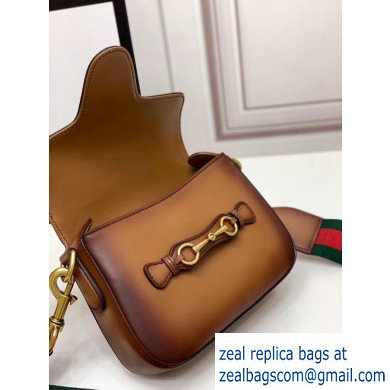 Gucci Small Lady Web Shoulder Bag In Brown 384821