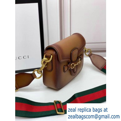 Gucci Small Lady Web Shoulder Bag In Brown 384821