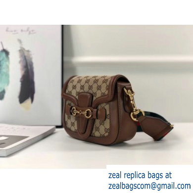 Gucci Small Lady Web gg canvas Shoulder Bag In Brown 384821 - Click Image to Close