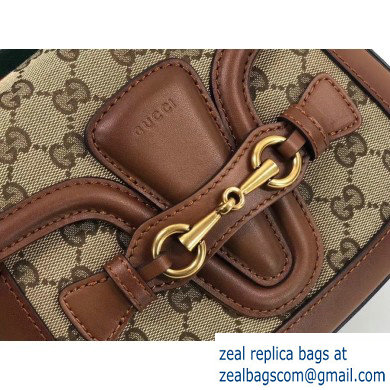 Gucci Small Lady Web gg canvas Shoulder Bag In Brown 384821 - Click Image to Close