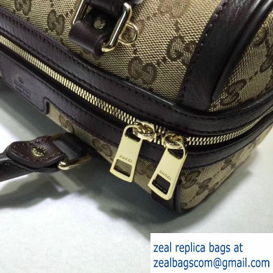 Gucci Vintage Boston Bag 269876 GG Beige/Coffee