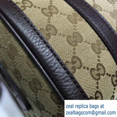 Gucci Vintage Boston Bag 269876 GG Beige/Coffee - Click Image to Close