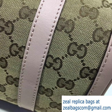 Gucci Vintage Boston Bag 269876 GG Beige/Pink