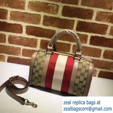 Gucci Vintage Web Boston Bag 269876 GG Beige/Nude - Click Image to Close