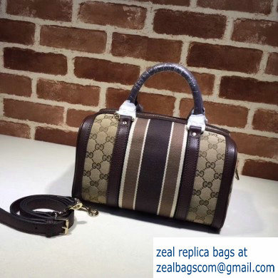 Gucci Vintage Web Boston Bag 269876 GG Coffee - Click Image to Close