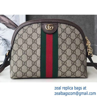 Gucci Web Ophidia GG Canvas Small Shoulder Bag 499621 Coffee - Click Image to Close