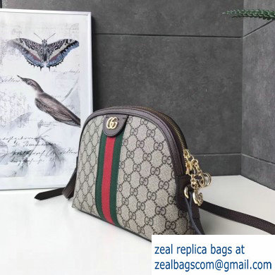 Gucci Web Ophidia GG Canvas Small Shoulder Bag 499621 Coffee - Click Image to Close