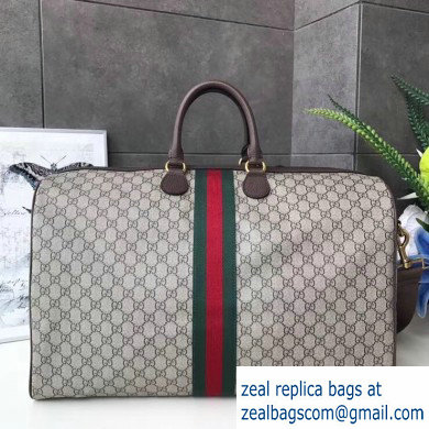 Gucci Web Ophidia GG Large Carry-on Duffle Bag 547959 - Click Image to Close