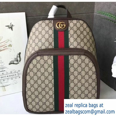 Gucci Web Ophidia GG Medium Backpack Bag 547967 - Click Image to Close