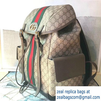 Gucci Web Ophidia GG Medium Backpack Bag 598140 - Click Image to Close