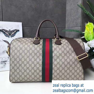 Gucci Web Ophidia GG Medium Carry-on Duffle Bag 547953 - Click Image to Close