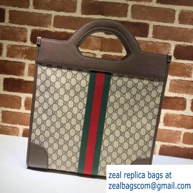 Gucci Web Ophidia GG Medium Top Handle Tote Bag 547941 - Click Image to Close
