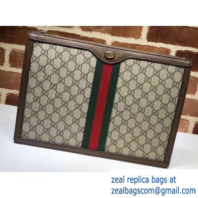 Gucci Web Ophidia GG Portfolio Clutch Bag 523359 - Click Image to Close