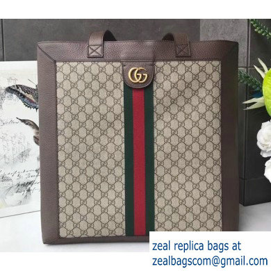 Gucci Web Ophidia GG Supreme Large Tote Bag 519335 - Click Image to Close