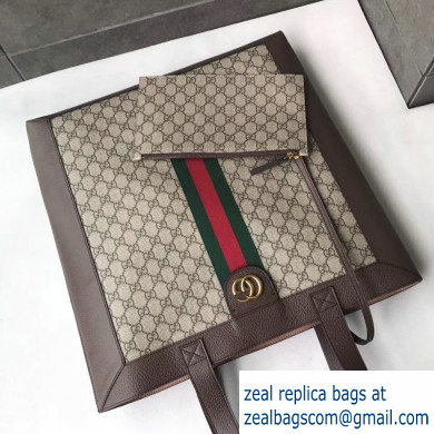 Gucci Web Ophidia GG Supreme Large Tote Bag 519335 - Click Image to Close