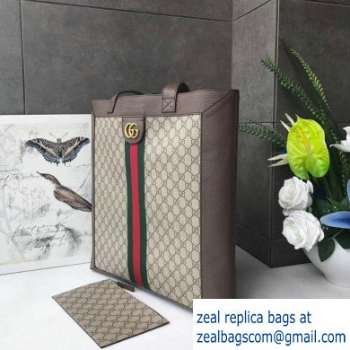 Gucci Web Ophidia GG Supreme Large Tote Bag 519335 - Click Image to Close