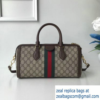 Gucci Web Ophidia GG Top Handle Medium Bag 524532 Coffee - Click Image to Close