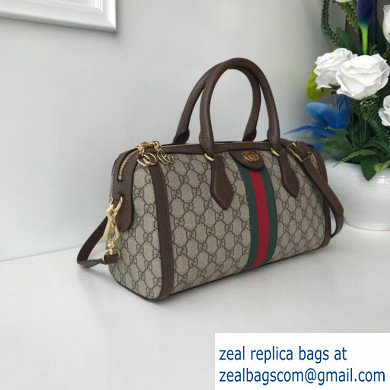 Gucci Web Ophidia GG Top Handle Medium Bag 524532 Coffee