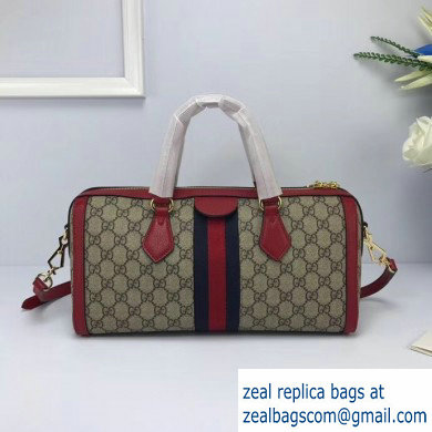 Gucci Web Ophidia GG Top Handle Medium Bag 524532 Red
