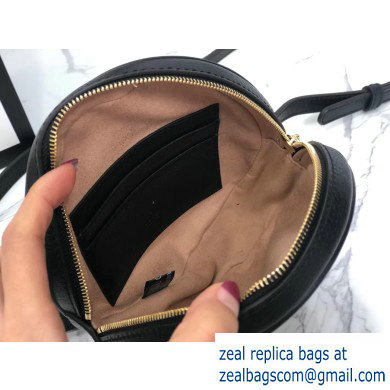 Gucci Web Ophidia Leather Mini Backpack Bag 598661 Black