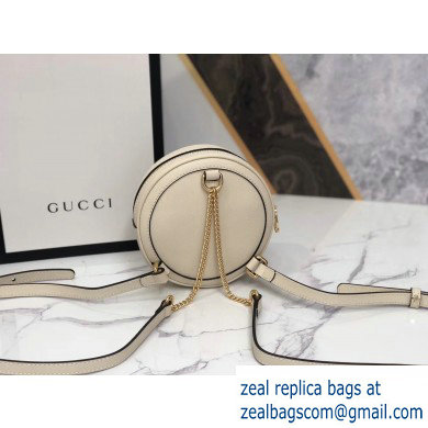 Gucci Web Ophidia Leather Mini Backpack Bag 598661 White