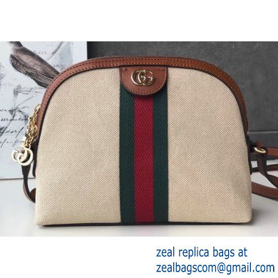 Gucci Web Ophidia Vintage Canvas Small Shoulder Bag 499621 - Click Image to Close