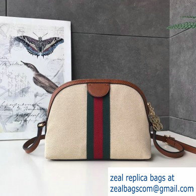 Gucci Web Ophidia Vintage Canvas Small Shoulder Bag 499621 - Click Image to Close