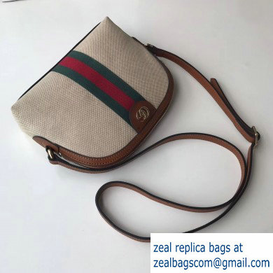Gucci Web Ophidia Vintage Canvas Small Shoulder Bag 499621