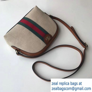 Gucci Web Ophidia Vintage Canvas Small Shoulder Bag 499621 - Click Image to Close