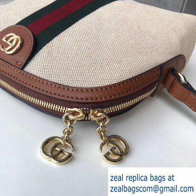 Gucci Web Ophidia Vintage Canvas Small Shoulder Bag 499621 - Click Image to Close