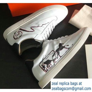 Hermes Calfskin Quicker Sneakers 03 - Click Image to Close