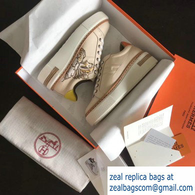 Hermes Calfskin Voltage Sneakers 03 - Click Image to Close