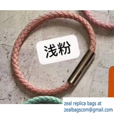 Hermes Goliath Code Bracelet Light Pink
