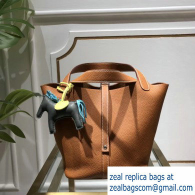 Hermes Picotin Lock Bag in original togo leather camel(handmade)
