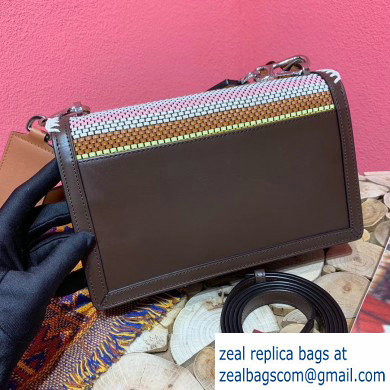 Loewe Barcelona Woven Stripes Bag Brown - Click Image to Close