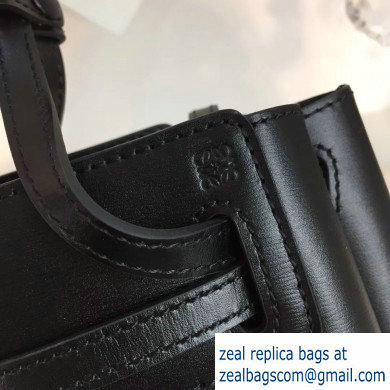 Loewe Boxcalf Lazo Mini Bag Black 2019 - Click Image to Close