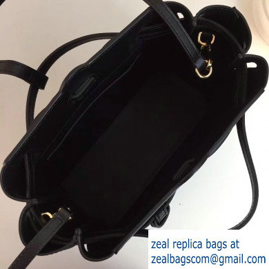 Loewe Boxcalf Lazo Mini Bag Black 2019 - Click Image to Close