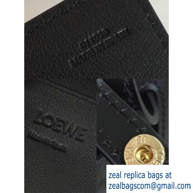 Loewe Boxcalf Lazo Mini Bag Black 2019 - Click Image to Close