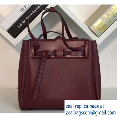 Loewe Boxcalf Lazo Mini Bag Burgundy 2019 - Click Image to Close