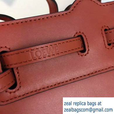 Loewe Boxcalf Lazo Mini Bag Vermillion 2019 - Click Image to Close