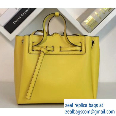 Loewe Boxcalf Lazo Mini Bag Yellow 2019 - Click Image to Close