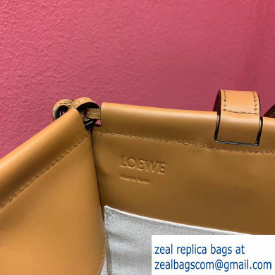Loewe Soft Grained Calf Cushion Tote Bag Khaki 2019