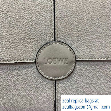 Loewe Soft Grained Calf Cushion Tote Bag White 2019 - Click Image to Close