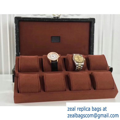 Louis Vuitton Canvas Coffret Montre Watch Box Brown - Click Image to Close