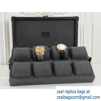 Louis Vuitton Canvas Coffret Montre Watch Box Gray