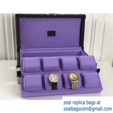 Louis Vuitton Canvas Coffret Montre Watch Box Lilac - Click Image to Close