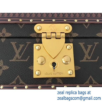 Louis Vuitton Canvas Coffret Montre Watch Box Monogram Canvas/Red